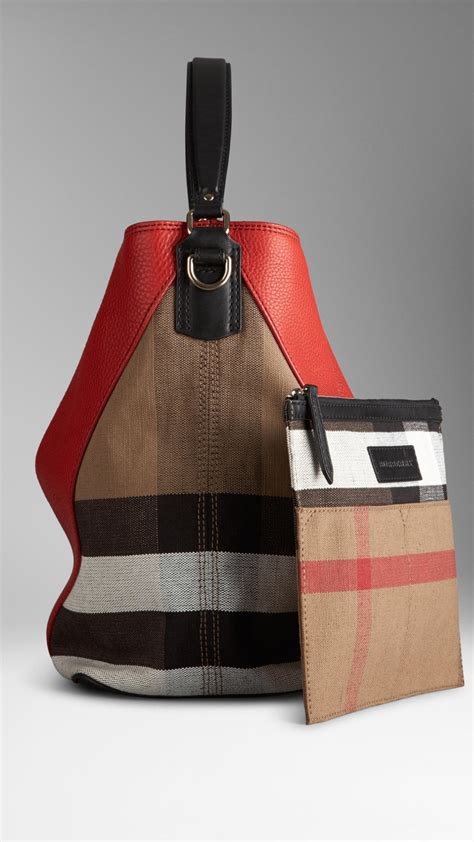 burberry brit check hobo|burberry signatures for men.